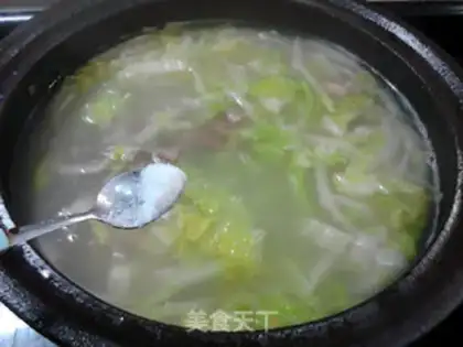 Make A cabbage fan step 11