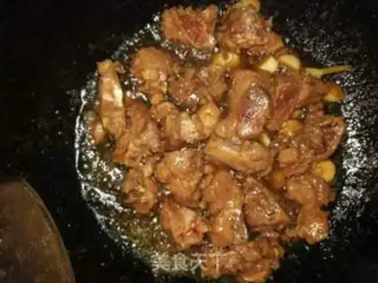 Make Garlic fried meat step 5