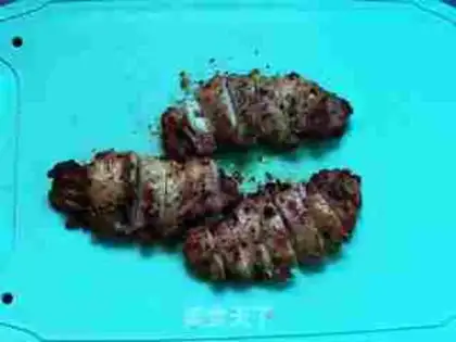 Make Coarse mustard chicken legs step 8