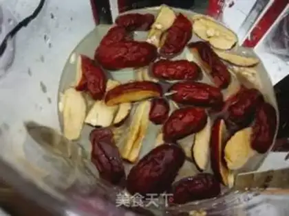 Make Chestnut date walnut rice step 6