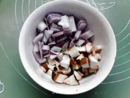 Make A crotch of mushrooms and carrots step 5