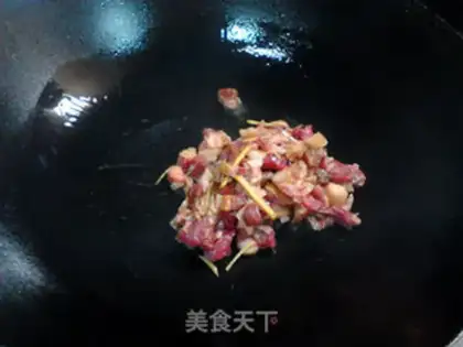 Make A crotch of mushrooms and carrots step 8