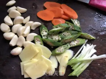 Make Garlic and yellow step 2