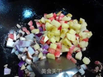Make A crotch of mushrooms and carrots step 11