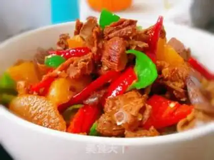 Make Spicy radish duck stew step 13