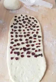 Make Sour cream blueberry slice bread step 3