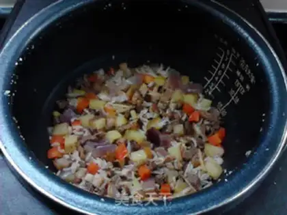 Make A crotch of mushrooms and carrots step 19