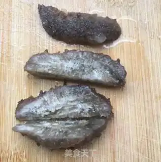 Make Tofu sea cucumber eggs step 5