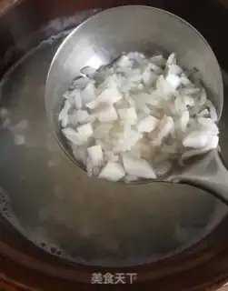 Make Sweet coconut congee step 5