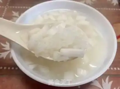 Make Sweet coconut congee step 7