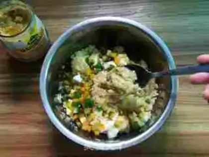 Make Potato egg salad step 6