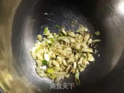 Make Spicy spinach step 2