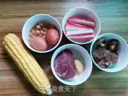Make Crab willows, mushrooms and corn step 0