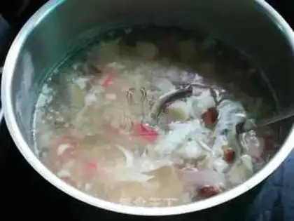 Make Crab willows, mushrooms and corn step 8