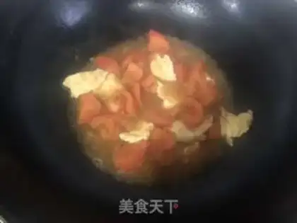 Make Tomato egg noodles step 7