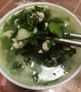 Make Healthy vegetable egg soup step 7