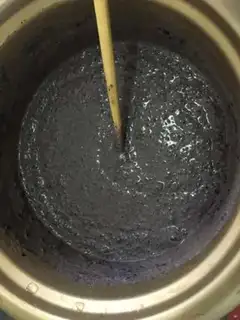 Make Black rice sesame cake step 3