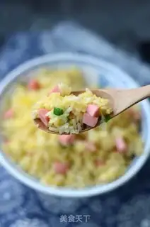 Make Gold egg fried rice step 6