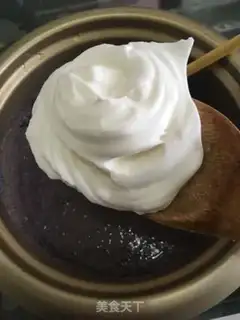 Make Black rice sesame cake step 7