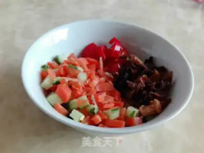 Make Carrot corn nest step 7
