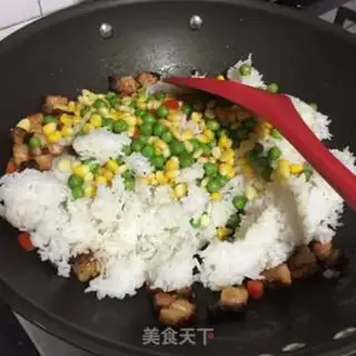 Make Chicken fried rice step 3