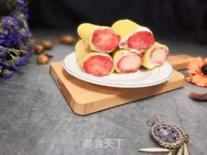 Make Strawberry roll step 10