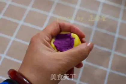 Make Net-red sweet bean cake step 5