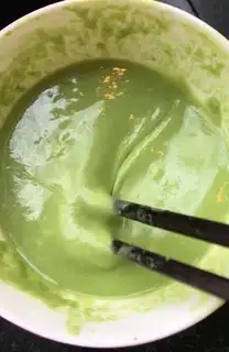 Make A veggie roll for the jade pancakes step 15
