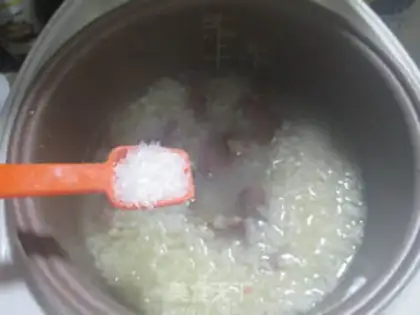 Make Duck-leg rice congee step 6