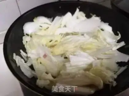 Make Tofu-burned cabbage step 3