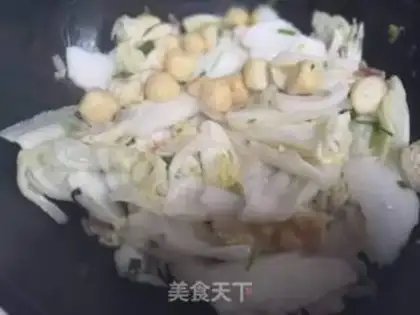 Make Tofu-burned cabbage step 4