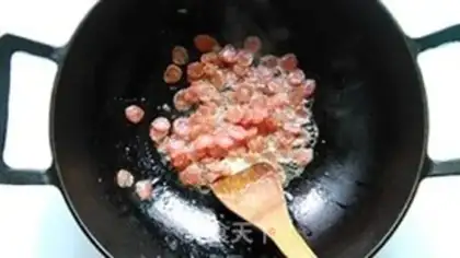 Make Weenie eggs for rice step 2
