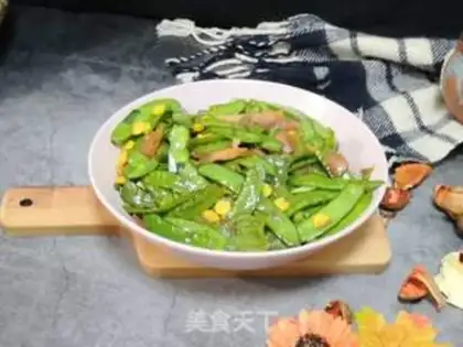 Make Fire Dutch beans with chicken legs step 5