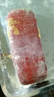 Make White rolls of red velvet step 12