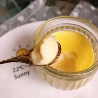 Make A little cream pudding step 11