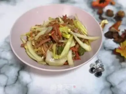 Make The ham and sausage fried carrots and celery step 5