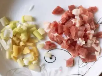 Make Frozen tofu oil step 1