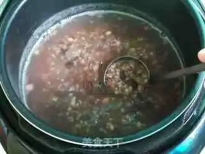 Make Five bean, sweet rice step 6