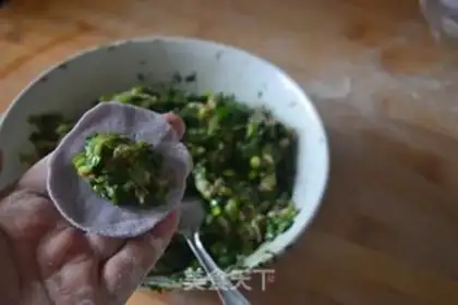 Make Three-colour dumplings step 5