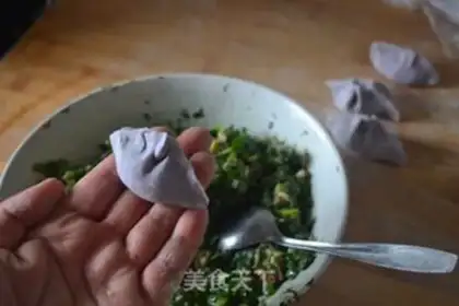 Make Three-colour dumplings step 7