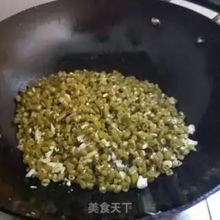 Make Sour-beans fried eggs step 7