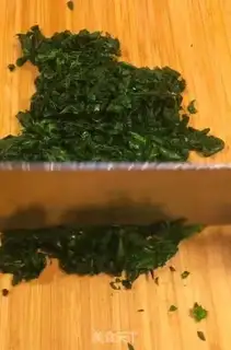Make Spinach eggs step 2