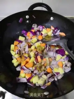 Make The lamb and vegetables step 4