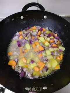 Make The lamb and vegetables step 5