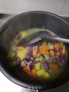 Make The lamb and vegetables step 6