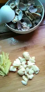Make Fans baked clams step 2