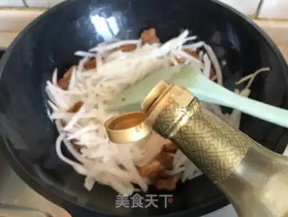 Make Scum and radish step 5