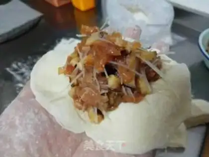 Make A pork bag for a mushroom fan step 9