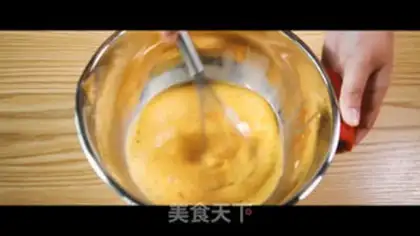 Make Orange cake roll step 4