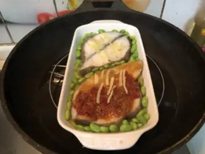 Make Three-flavored halibut step 6